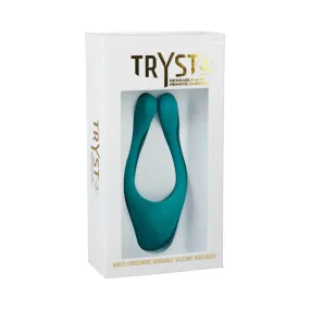 TRYST V2 Bendable Multi Erogenous Zone Massager with Remote Teal