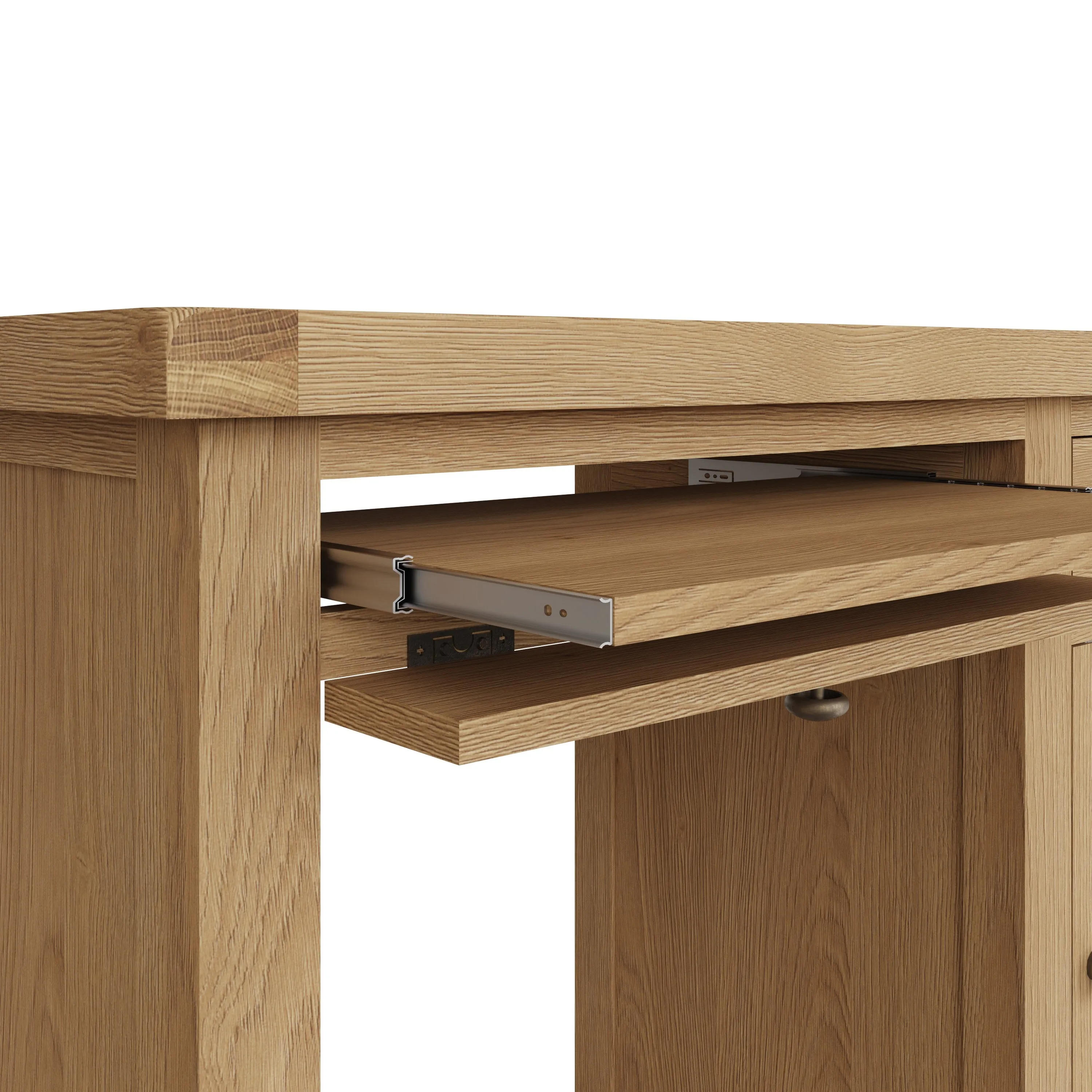 Tunbridge Oak Computer Desk Single 110 x 50 x 80 cm