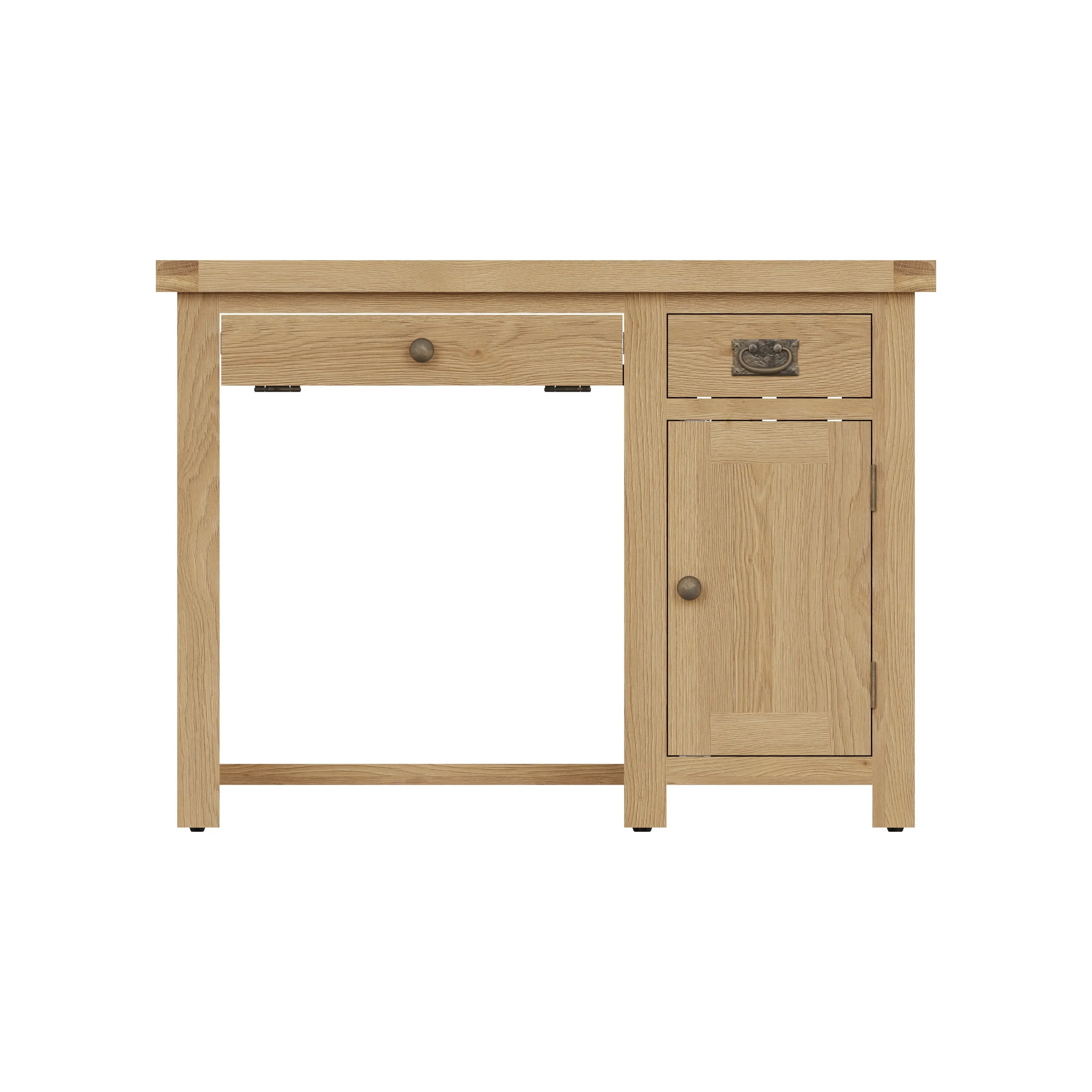 Tunbridge Oak Computer Desk Single 110 x 50 x 80 cm