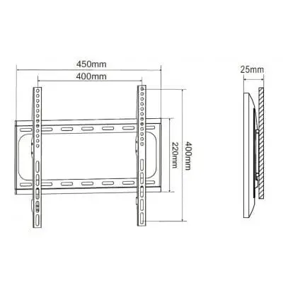 TV Wall Mount - 32” – 55” Fixed