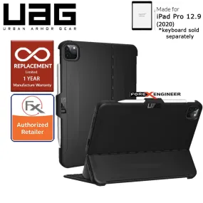 UAG Scout Series for iPad Pro 12.9 inch - 12.9" 4th Gen 2020 - Compatible with Smart Keyboard Folio - Black Color ( Barcode: 812451034851 )