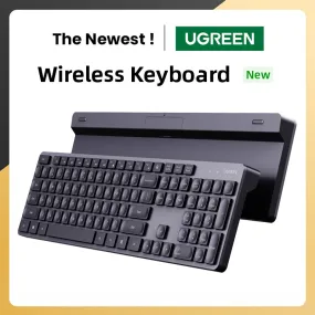 UGREEN Keyboard Mouse Wireless 2.4G English Russian Keycap For Work Office PC Accessories Mice 104 Key Membrane Keyboard