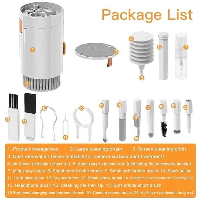 Ultimate 20-in-1 Multifunctional Electronic Cleaning Kit