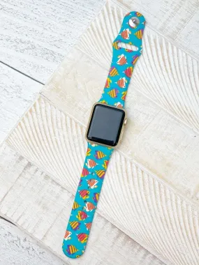 Under the Sea Printed Silicone Smart Watch Band