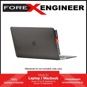 Uniq Husk Pro Claro Case for Macbook Air 13" ( 2020 ) - Matte Grey Smoke (Barcode: 8886463673928 )