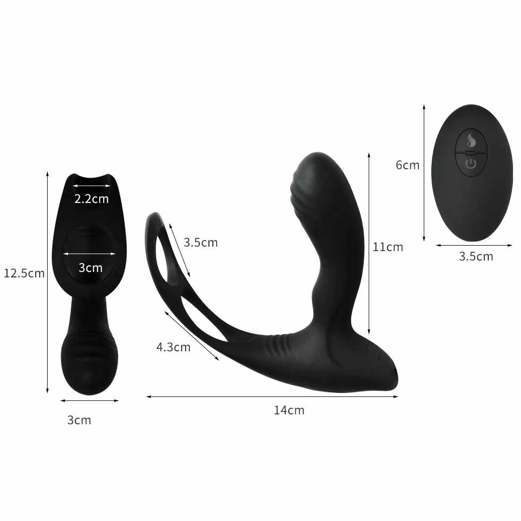 Unisex Heating Wireless Control Vibrator