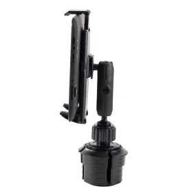 Universal Push-Button Tablet Cup Holder Mount