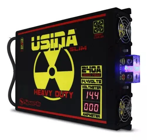 Usina Smart 240A Automotive Source Digital Spark Power Plant 240A Smart Bivolt Voltmeter