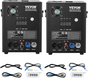 Vevor Cold Spark Machine 500W 6.5' to 13' Special Effects Fireworks for Events 2 Units New