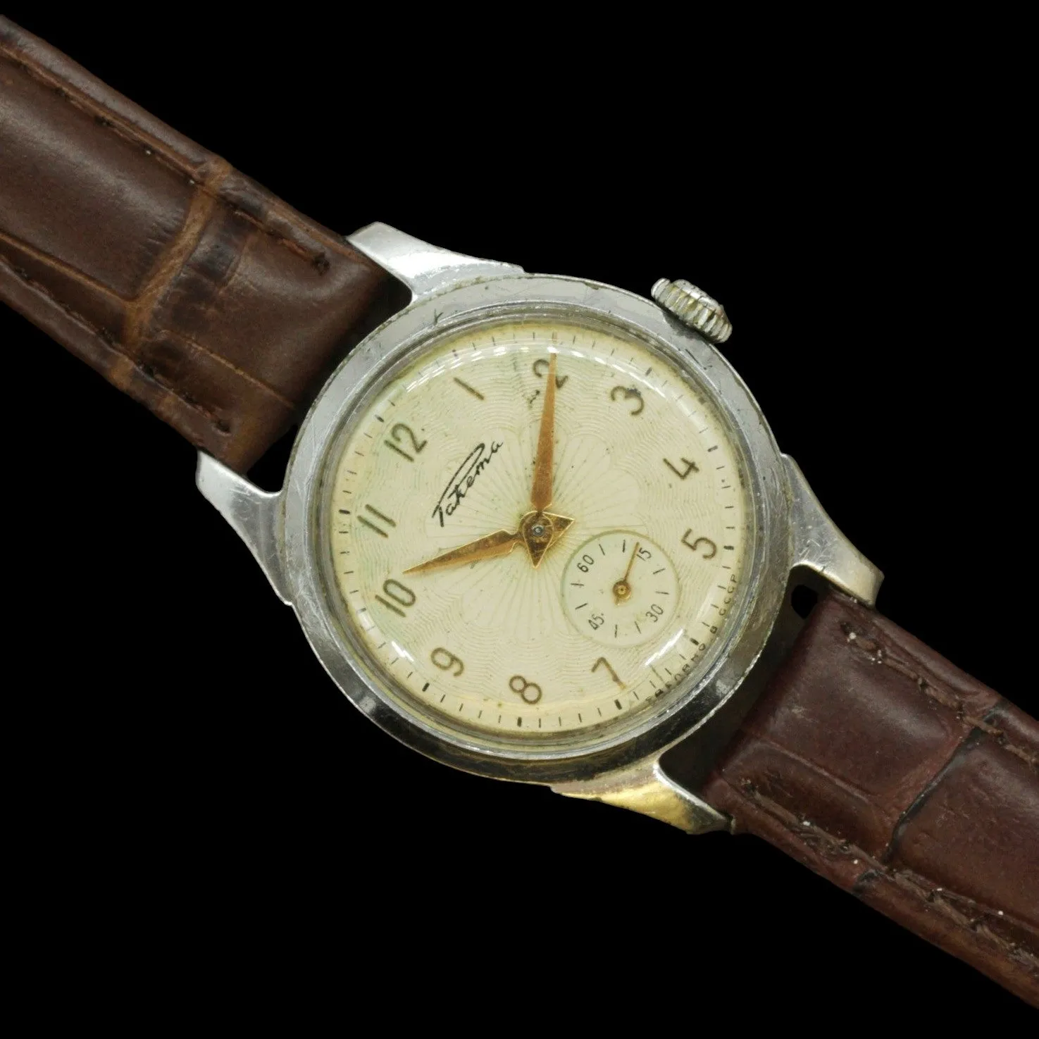 Vintage early RAKETA cal.2603 Soviet dress watch, collectible wristwatch