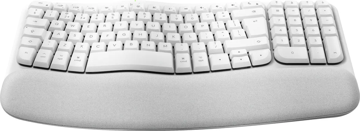 Wave Keys Wless Keyboard Wht Uk