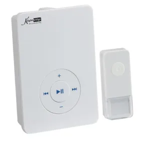 White Wireless (200m Range) MP3 Door Chime