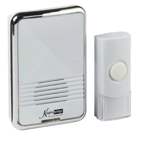 White Wireless (80m Range) Plug-In Door Chime