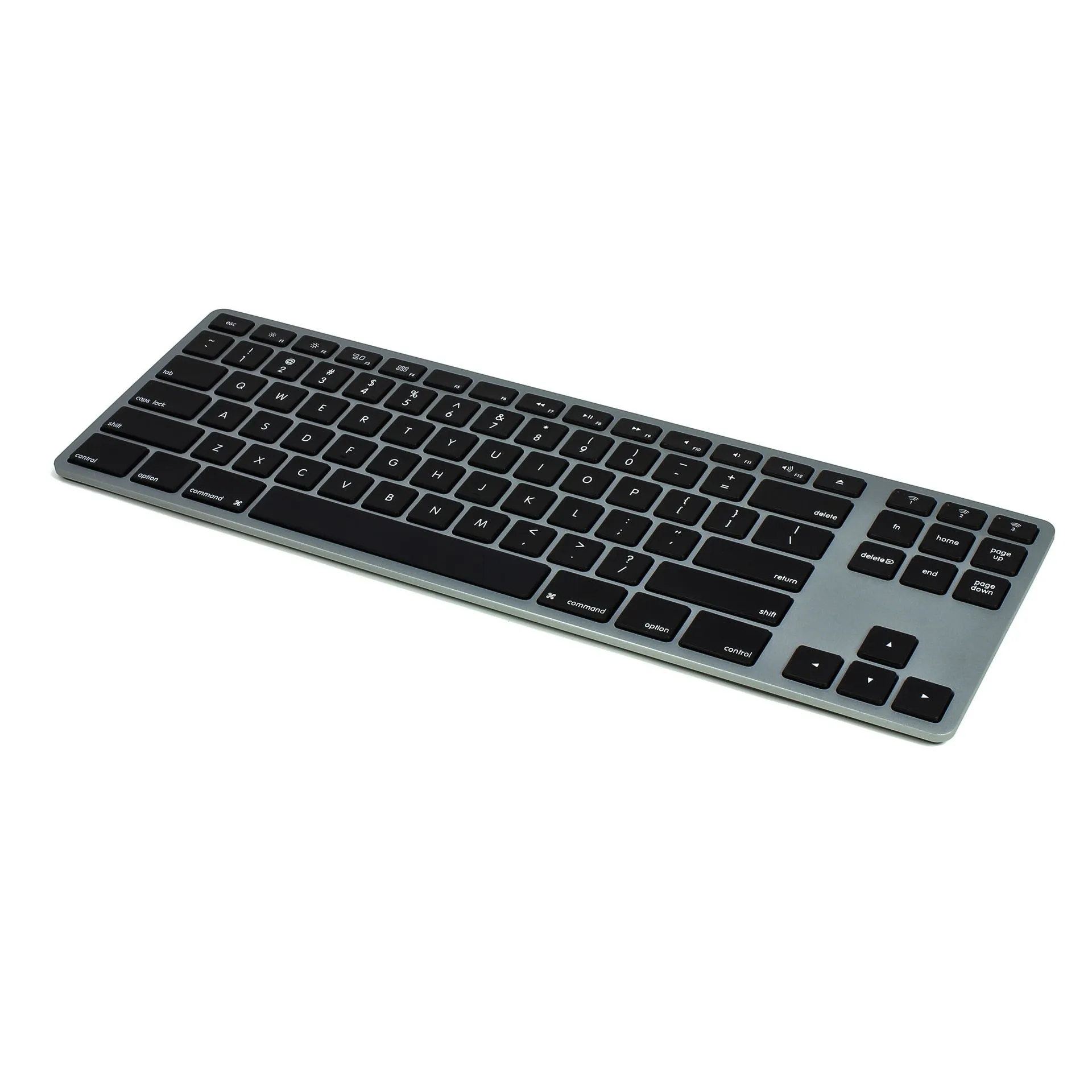 Wireless Aluminum Tenkeyless Keyboard - Space Gray