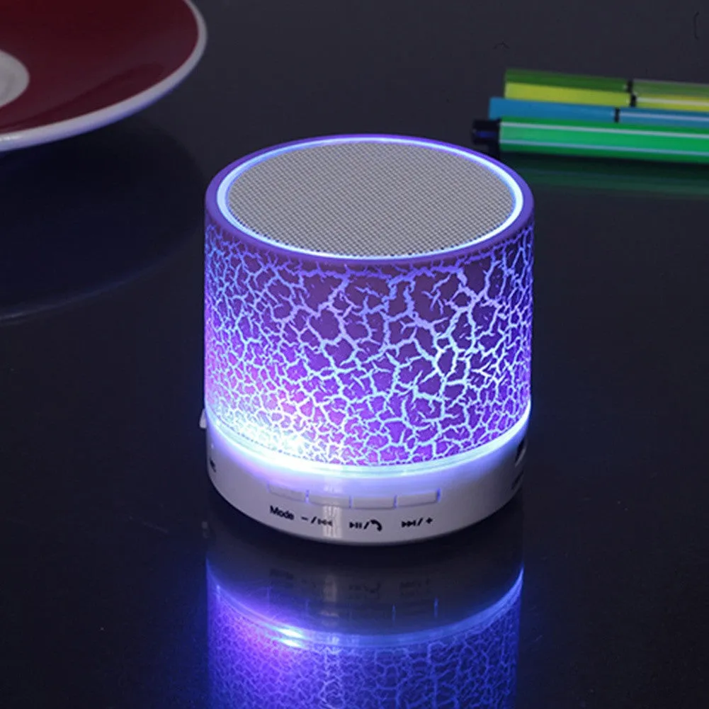 Wireless Bluetooth Mini Speaker LED Light Music SoundBox