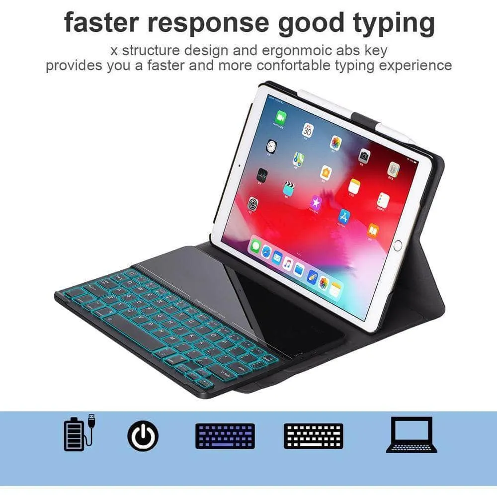 Wireless Keyboard Case iPad 10.2 2019/2020 (iPad 7/8) Backlit