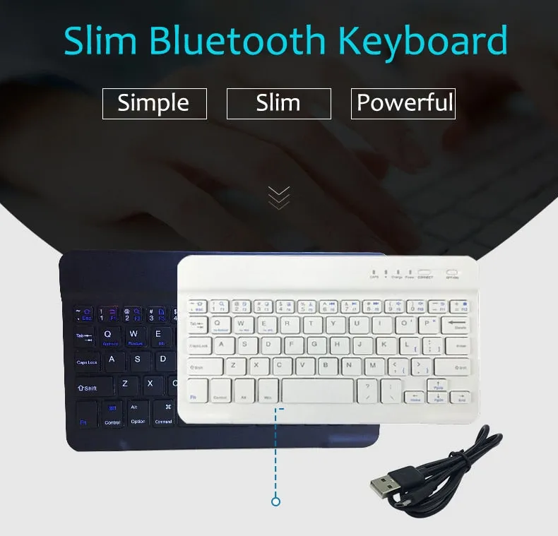 Wireless Keyboard for Smartphones, Tablets & PC