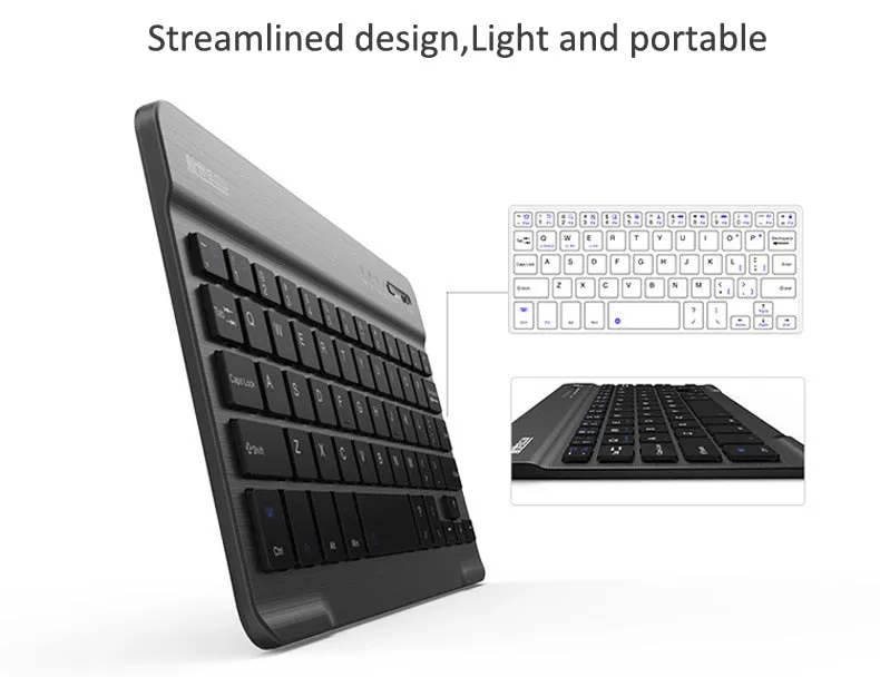 Wireless Keyboard for Smartphones, Tablets & PC