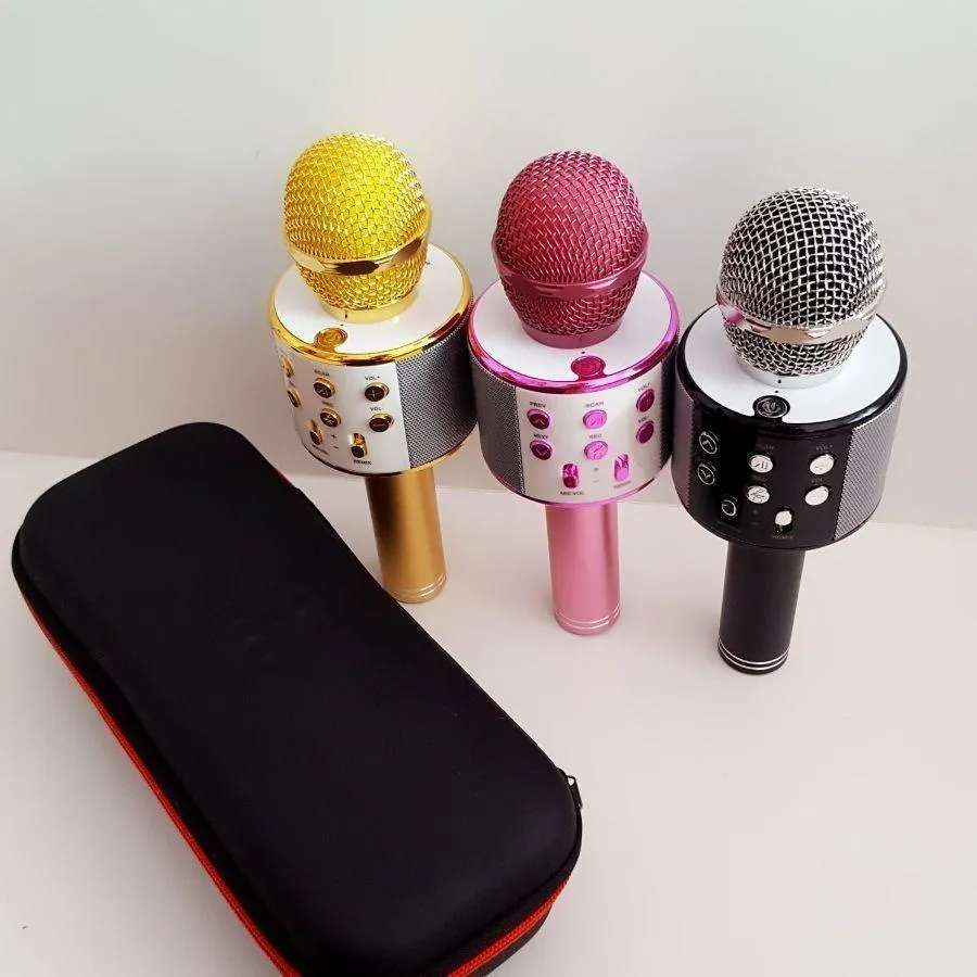 Wireless Microphone Handheld Mic USB Player Speaker