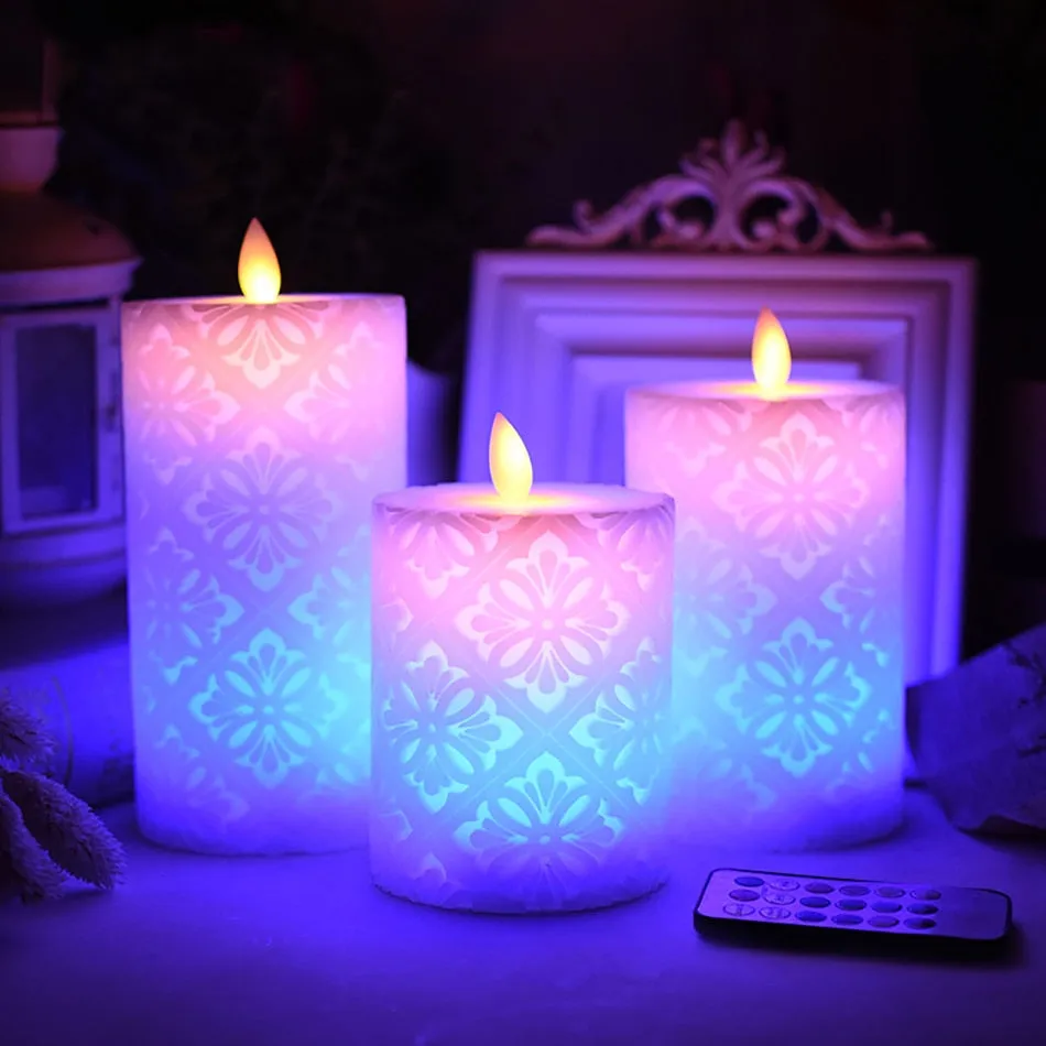 Wireless Remote Led Candle Flame Led Light