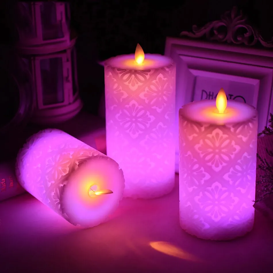 Wireless Remote Led Candle Flame Led Light