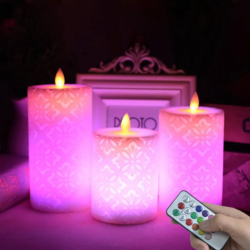 Wireless Remote Led Candle Flame Led Light