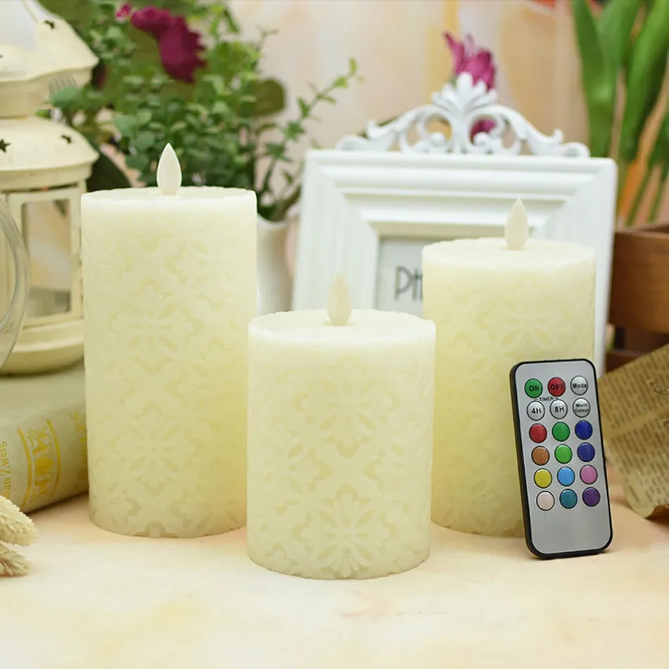 Wireless Remote Led Candle Flame Led Light