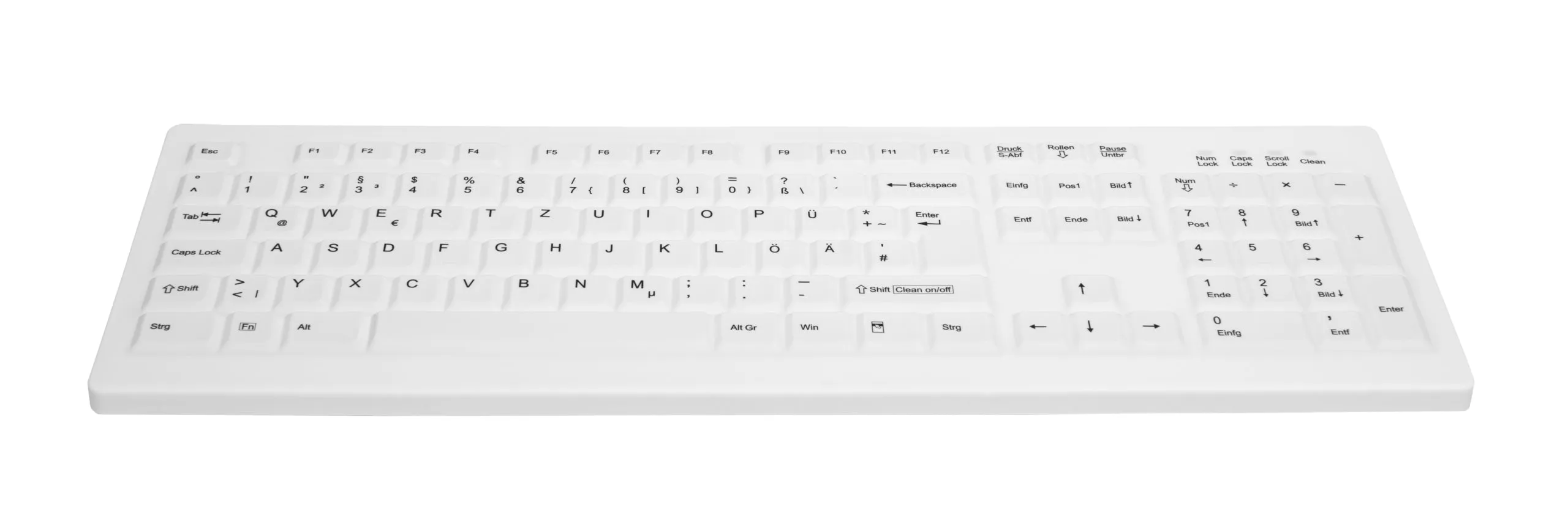 ^Wless Hygiene Dsk Keyboard Usb Wht