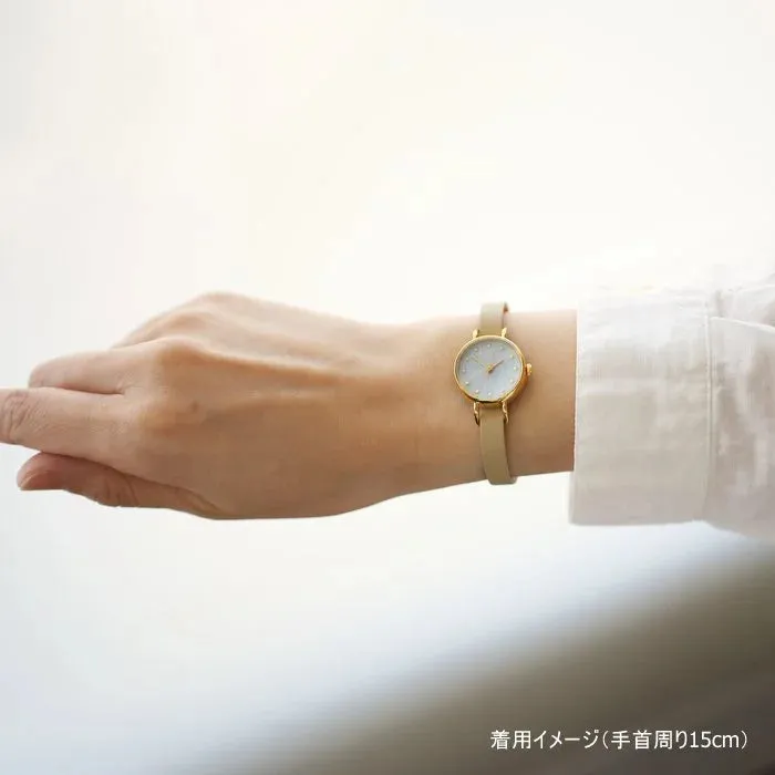 Women's Wristwatch - Sodalite (Pale Blue Color), Japanese handmade wrist watch