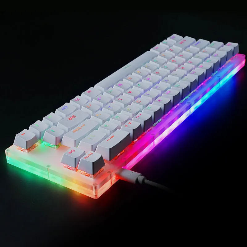 Womier 66 key hot swappable full RGB Custom Mechanical Keyboard