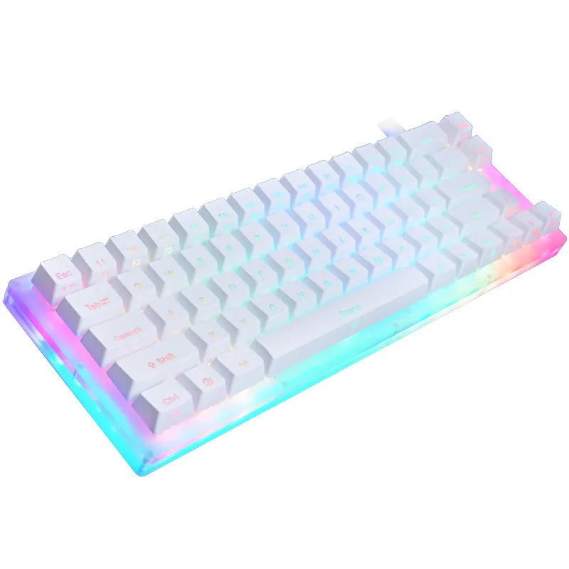 Womier 66 key hot swappable full RGB Custom Mechanical Keyboard