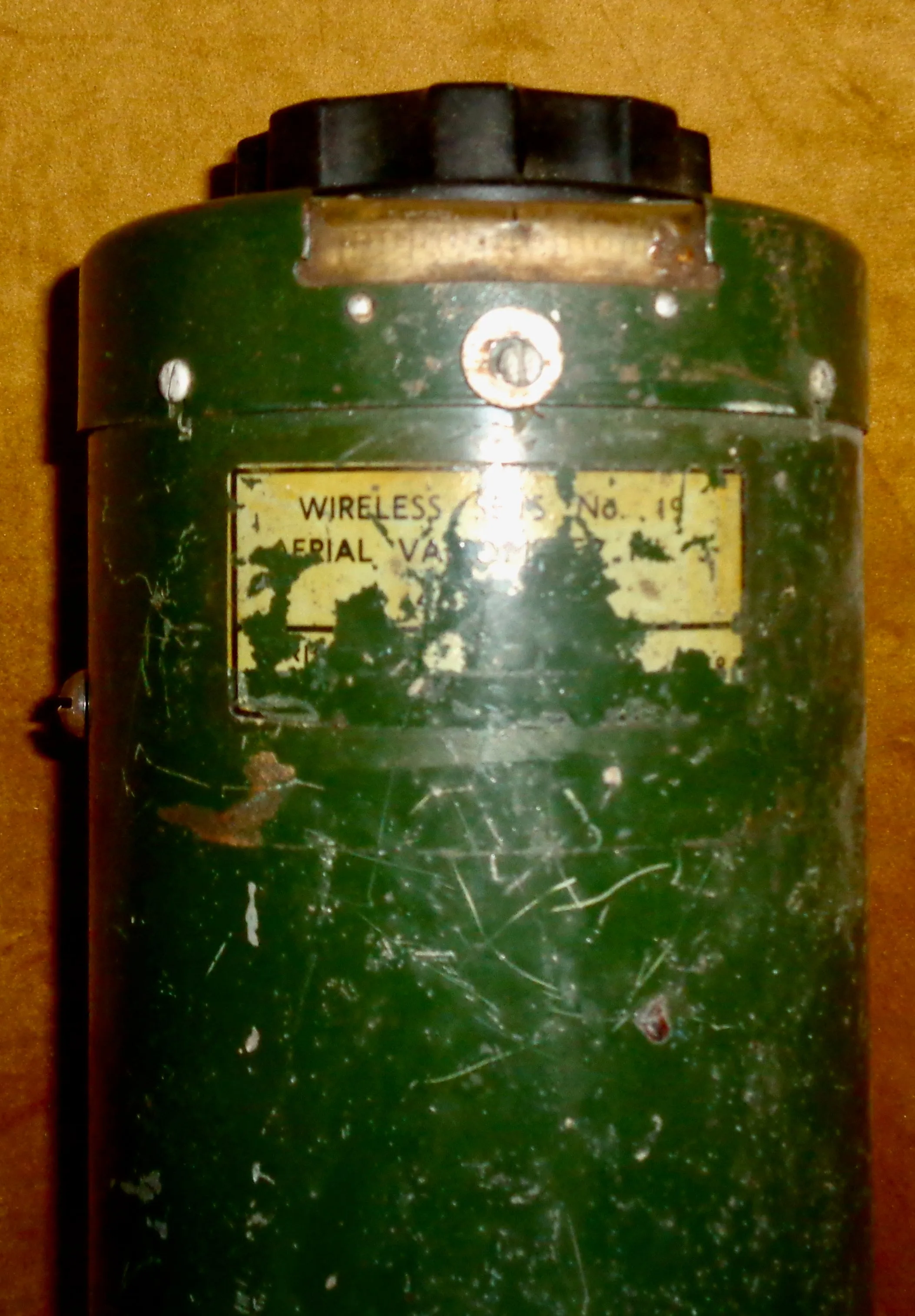 WW2 Wireless Set No. 19 WS19 MKIII Aerial Variometer With Green Coating