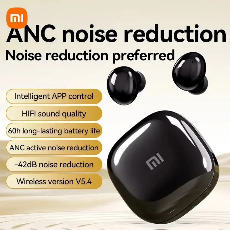 Xiaomi S09 Original Wireless Bluetooth5.4 Earphone Depth Noise Reduction Headphone ANC ENC Sports Gaming Sleep InEar Earbuds