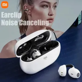 Xiaomi Wireless Earphones Ear Clip Bluetooth5.3 Headphones Earring Sports Bone Conduction Earbuds Waterproof Headset with Mic