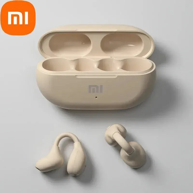 Xiaomi Wireless Earphones Ear Clip Bluetooth5.3 Headphones Earring Sports Bone Conduction Earbuds Waterproof Headset with Mic