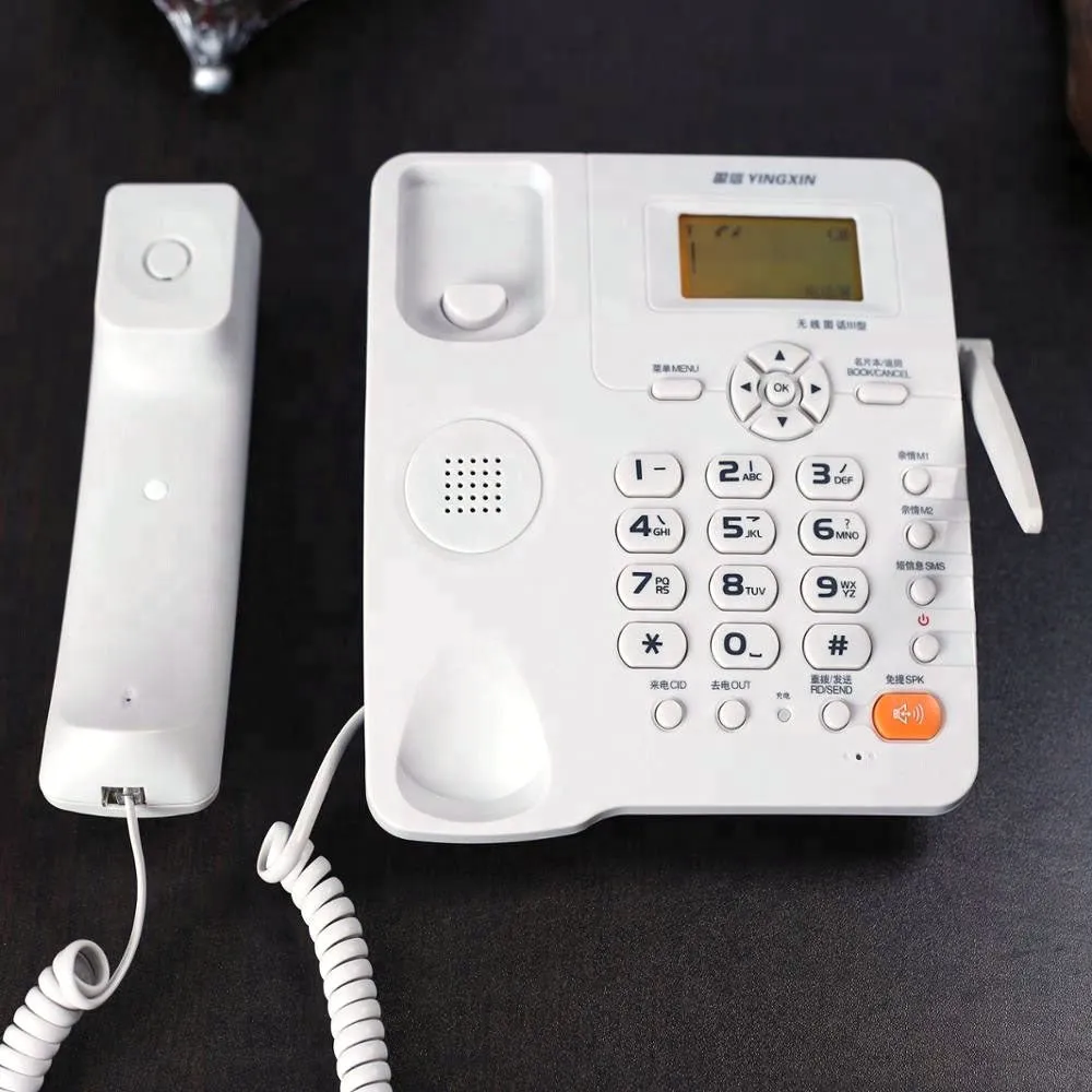 YINGXIN AH0008-Wireless Landline landline wireless phone GSM Recording phone with external antenna