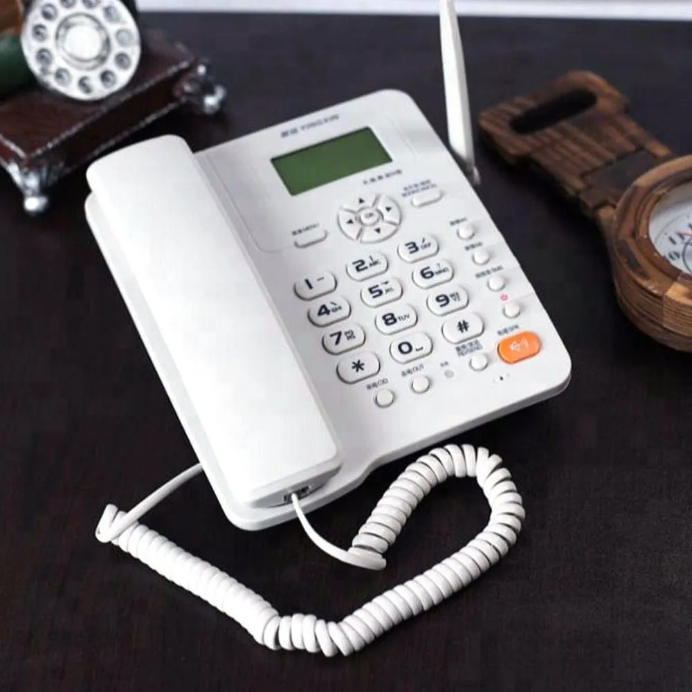 YINGXIN AH0008-Wireless Landline landline wireless phone GSM Recording phone with external antenna