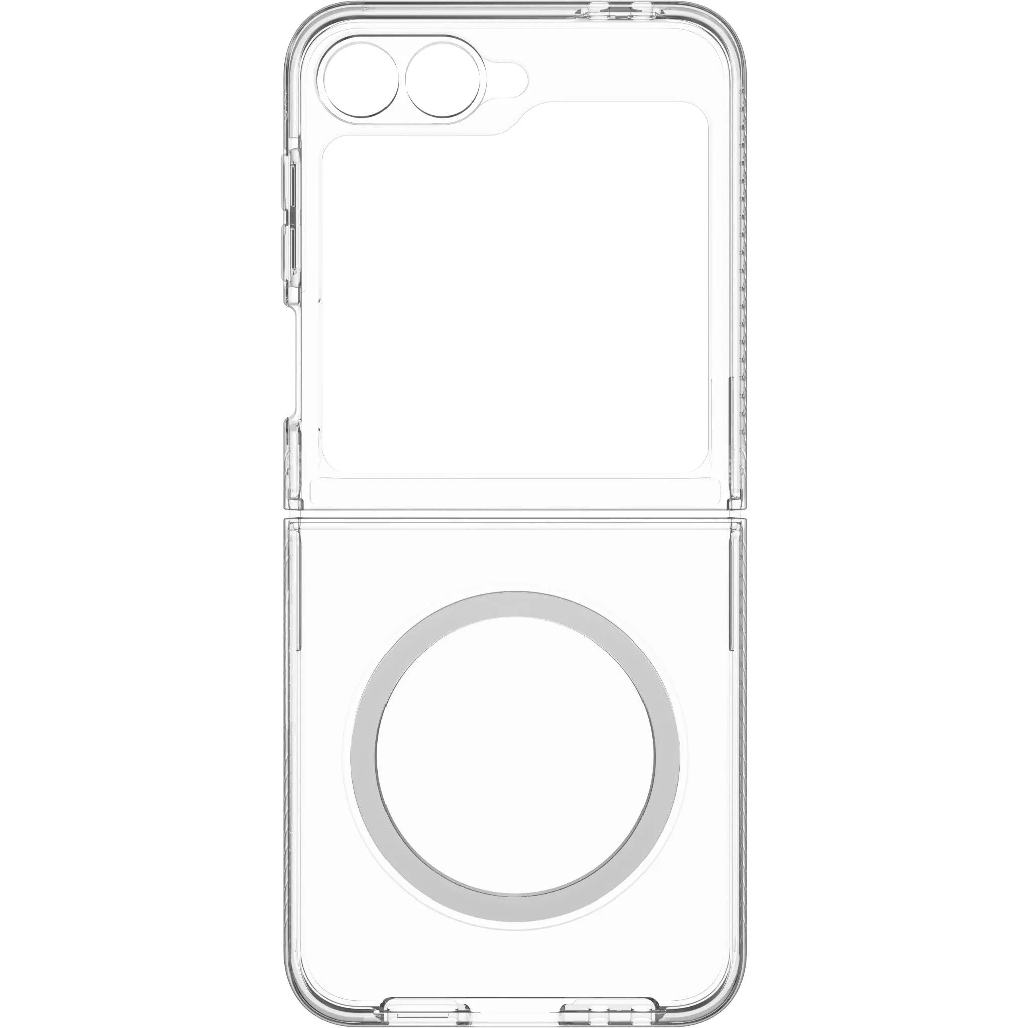 ZAGG Bridgerton Snap Case for Galaxy Z Flip6 (Clear)